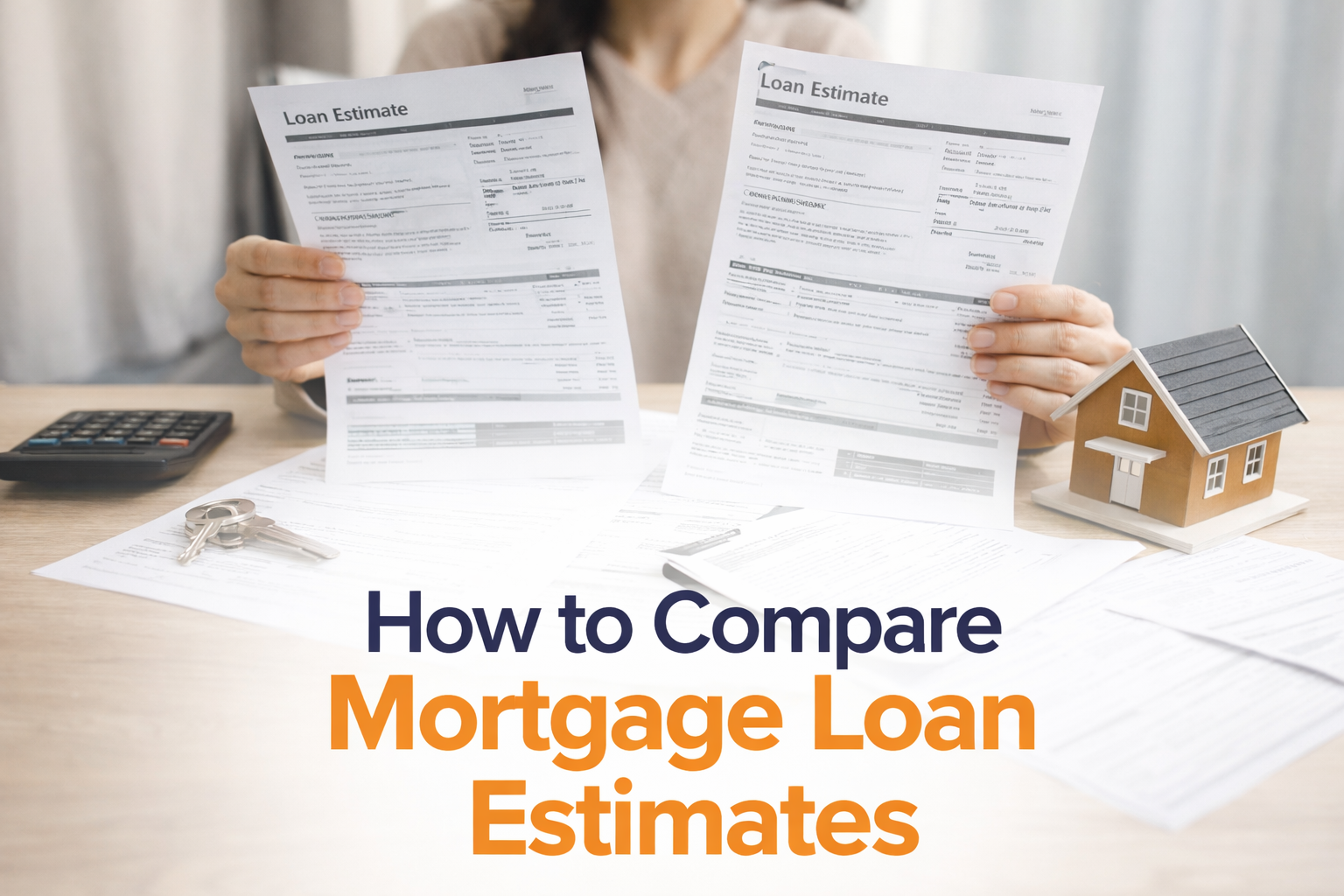 How to compare mortgage loan estimates