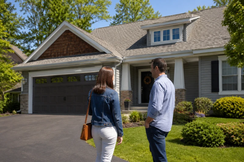 Married couple contemplating if home improvements that increas home value
